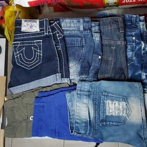 $2 bundle box (7 items) jean shorts vintage jean skorts